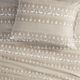 Olliix by Woolrich Tan Winter Frost Queen Flannel Cotton Sheet Set-4