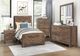 Homelegance® Corbin Rustic Brown Twin Panel Bed-1