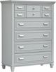 Magnussen Home® Charleston Harbor Gray 5-Drawer Chest-0