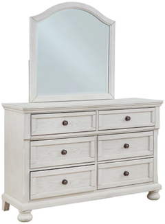 Signature Design by Ashley® Robbinsdale Antique White Dresser and Mirror Set