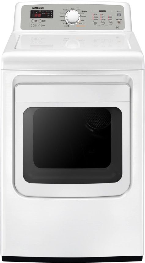 Samsung 7.4 Cu. Ft. Neat White Front Load Gas Dryer-0