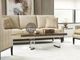 American Drew® AD Modern Organics Brevard Live Edge Cocktail Table with Acrylic Legs-1