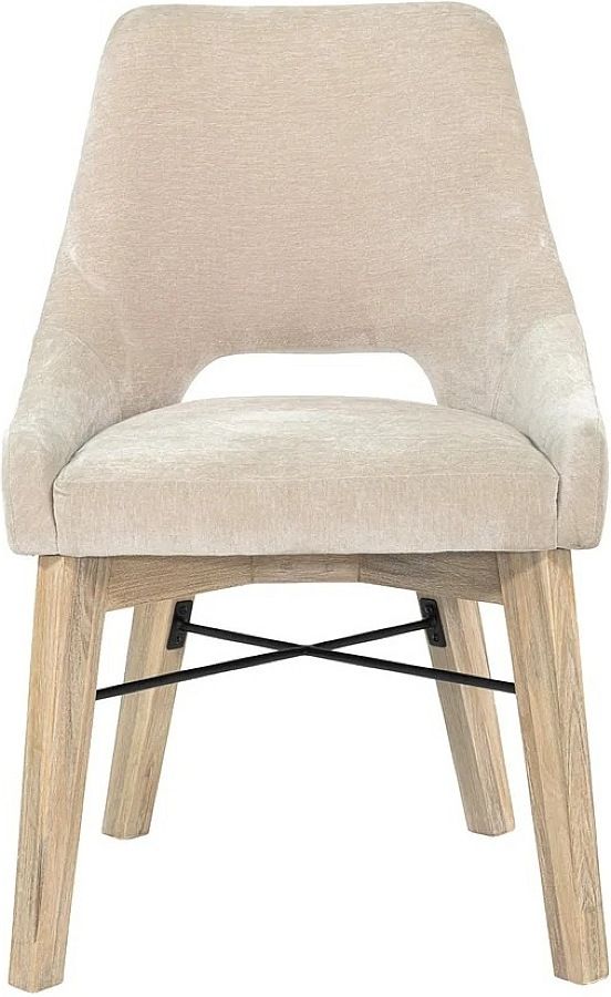 LH Home Gia Light Driftwood/Sand Curved Dining Chair-3