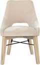 LH Home Gia Light Driftwood/Sand Curved Dining Chair-3