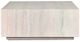Classic Home Layne White 42" Square Coffee Table-2