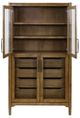 Martin Furniture Lachlan Warm Sienna Dining Display Cabinet-2