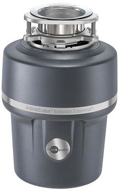 InSinkErator® Evolution Essential® XTR 0.75 HP Continuous Feed Black Enamel Gray Garbage Disposal