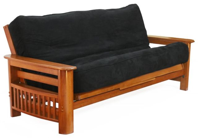 Night & Day Furniture™ Portofino Cherry Queen Futon Bed Frame-0