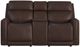 Flexsteel® Alister Burnt Umber Power Gliding Recliner Loveseat with Console-2