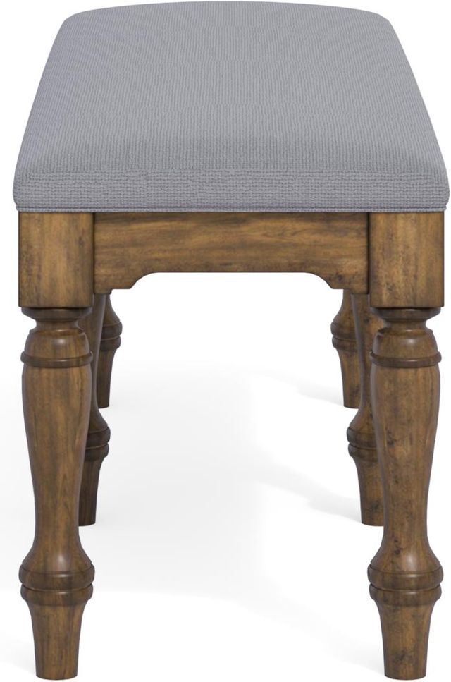 Flexsteel® Plymouth® Distressed Medium Brown Bench-1