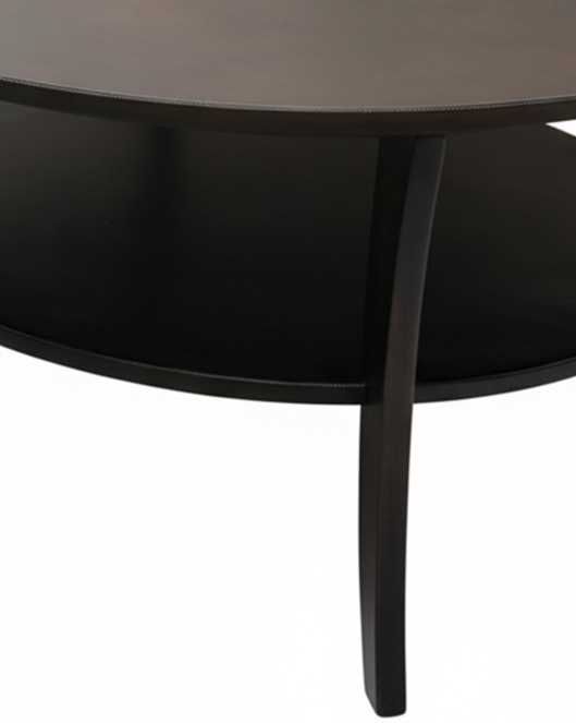 Marshfield Furniture Finn Black Round Coffee Table-1