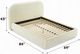 ACME Furniture Arden Beige Full Upholstered Panel Bed-2