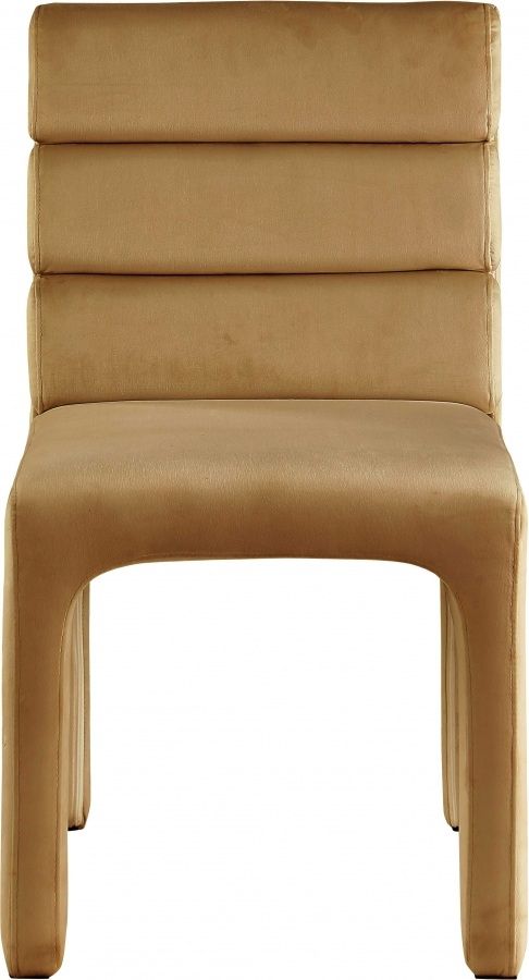 Meridian Furniture Kai Saddle Velvet Dining Chair Set-1
