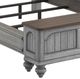 Flexsteel® Plymouth® Distressed Graywash Queen Storage Bed-3