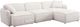 TOV Furniture Travie 4-Piece White Sand Modular Sofa-0