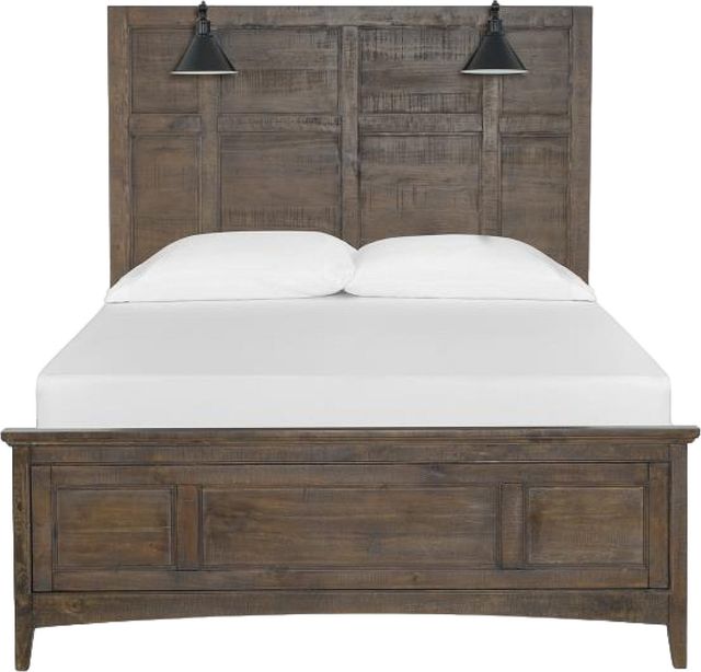 Magnussen Home® Bay Creek Toasted Nutmeg Complete Queen Lamp Panel Bed-1