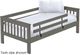 Crate Designs™ Furniture Graphite Twin XL Mission Upper Bunk Bed-0