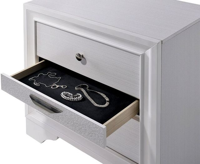 Furniture of America® Chrissy White Nightstand-3