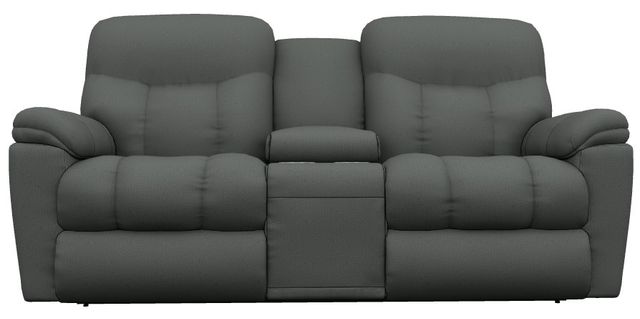 La-Z-Boy® Morrison Indigo Power Reclining Loveseat with Console, Headrest, and Lumbar-1