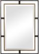 Uttermost® Carrizo Distressed Rustic Bronze/Antiqued Gold Rectangle Mirror-0