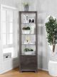 Furniture of America® Tienen Gray Pier Cabinet-0