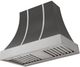 AGA Cascade 36" Slate Wall Mounted Range Hood  with Brushed Nickel Trim-0