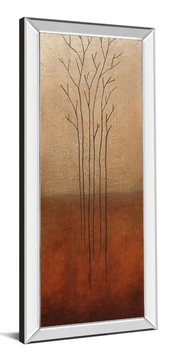 Classy Art Branch Rouge I by Eve Mirrored Frame Wall Art-1