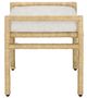 Currey & Company Olisa White Ottoman-2