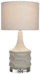 Harp & Finial® Wynn Matte White Table Lamp-0