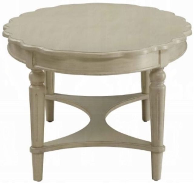 ACME Furniture Fordon French Antique White Coffee Table-2