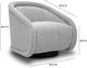 TOV Furniture Rory Gray Swivel Accent Chair-2