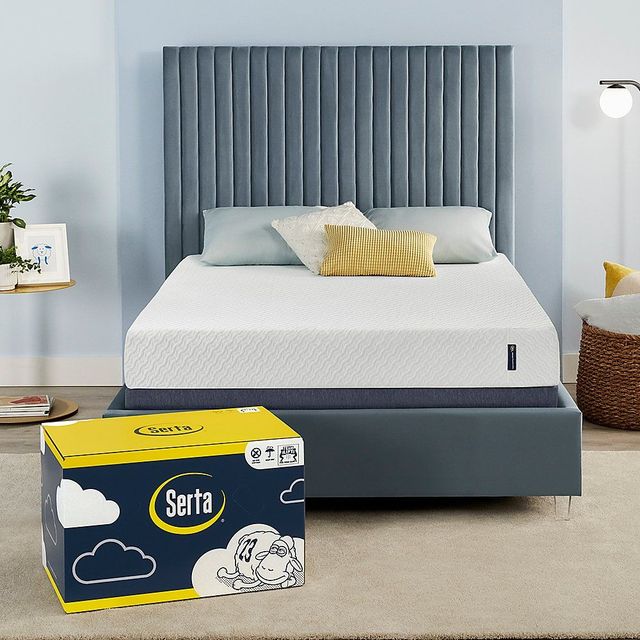 Serta® Sheer Slumber™ Gel Memory Foam Medium Firm Tight Top Queen Mattress in a Box-8