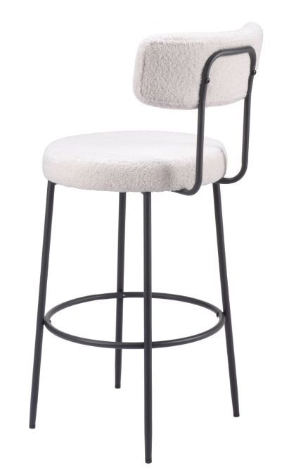 Zuo® Modern Blanca Ivory Barstool-3