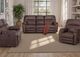 Franklin™ Holden Osbourne Walnut Dual Seat Power Reclining Sofa-2