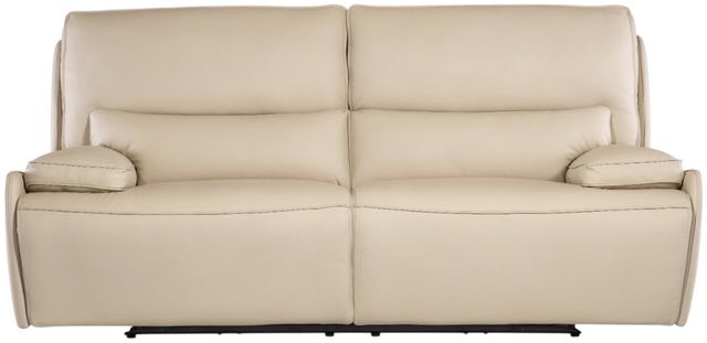 Hooker® Furniture MS Kramer Oslo Ivory Power Reclining Sofa with Power Headrest-2