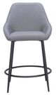 Zuo® Modern Vila Gray Counter Stool-2