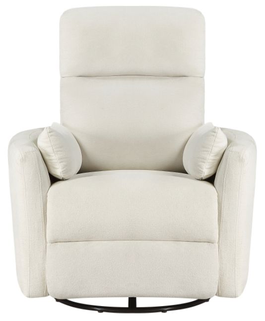 Homelegance® Desso Beige Swivel Glider Manual Reclining Chair-2