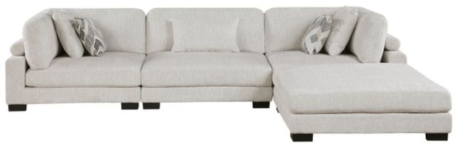 Homelegance® Tinley 4-Piece Beige Modular Sectional with Ottoman-2