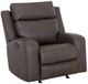 Franklin™ Winston Detroit Smoke Power Rocker Recliner with Power Headrest and Dual Seat Air Massage-0