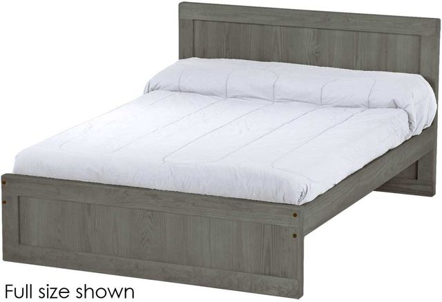 Crate Designs™ Furniture Graphite Full XL Youth Panel Bed-0
