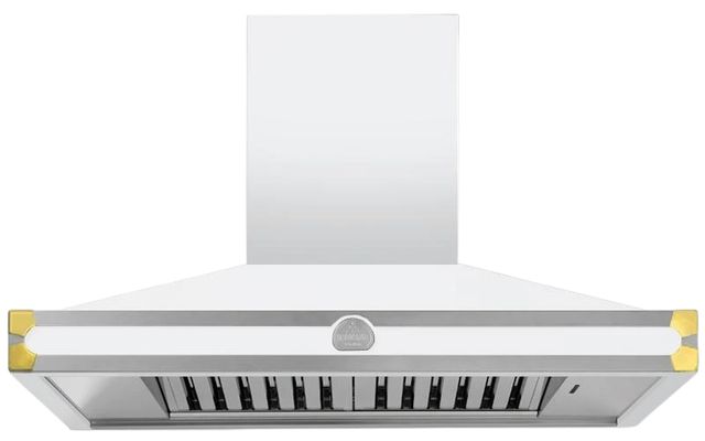 La Cornue CornuFé 110 43" Pure White Wall Mounted Chimney Hood-0