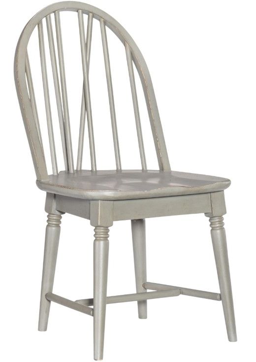 Legacy Classic Vintage Market Northern Moss Windsor V-Shape Dining Side Chair-0