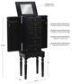 Powell® Ollie Black Jewelry Armoire-2