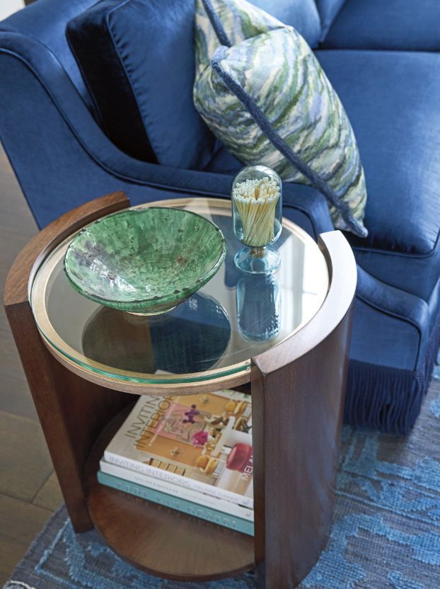 Lexington Home Rendezvous Lennox Brown Accent Table-2