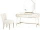 Michael Amini® La Rachelle 3-Pieces Chardonnay/Medium Champagne Vanity Set-0