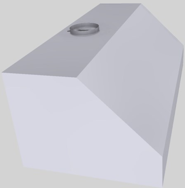 Vent-A-Hood® 48" White Wall Mounted Range Hood-1