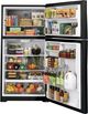 GE® 33 in. 21.9 Cu. Ft. Black Top Freezer Refrigerator-2