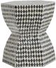 A & B Home Black/White Stool-0