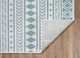 KAS Rugs Provo Aqua/Ivory Natural 5'x8' Area Rug-2