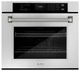 ZLINE Autograph Edition Professional 30" Stainless Steel True Convection Single Wall Oven with Air Fry and Self Clean with Polished Nickel Helix Handle -0
